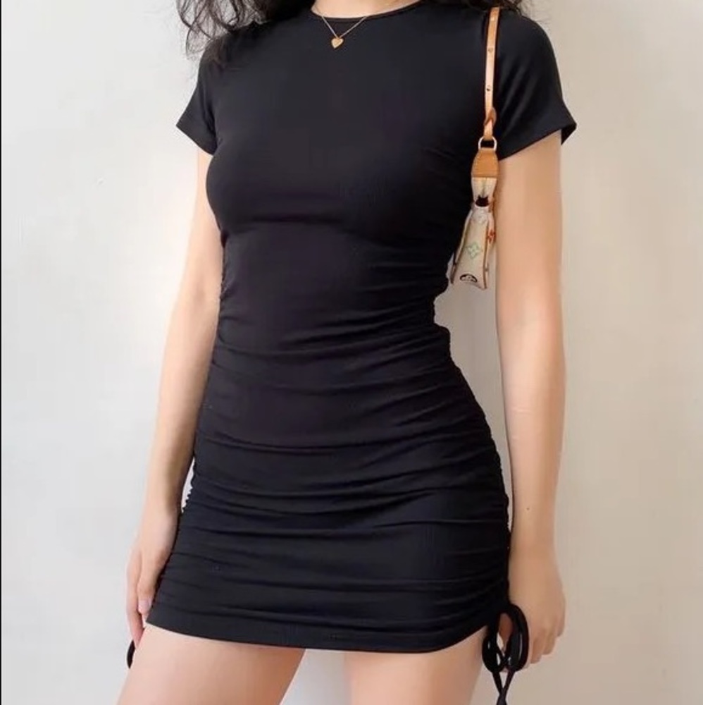 Zara cotton bodycon dress